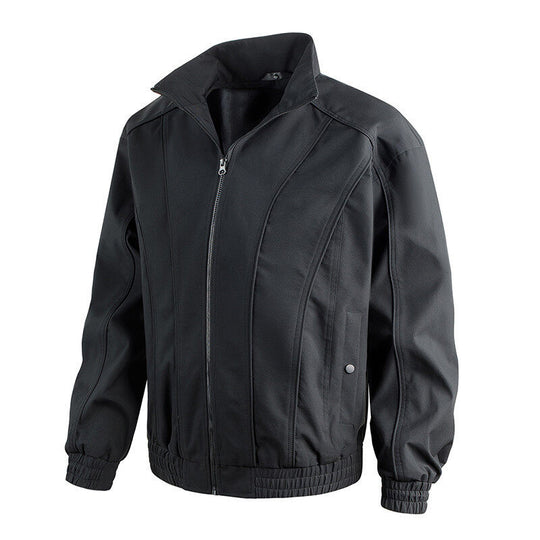Herren Freizeitjacke mit hochschließendem Kragen und elastischem Bund R&B