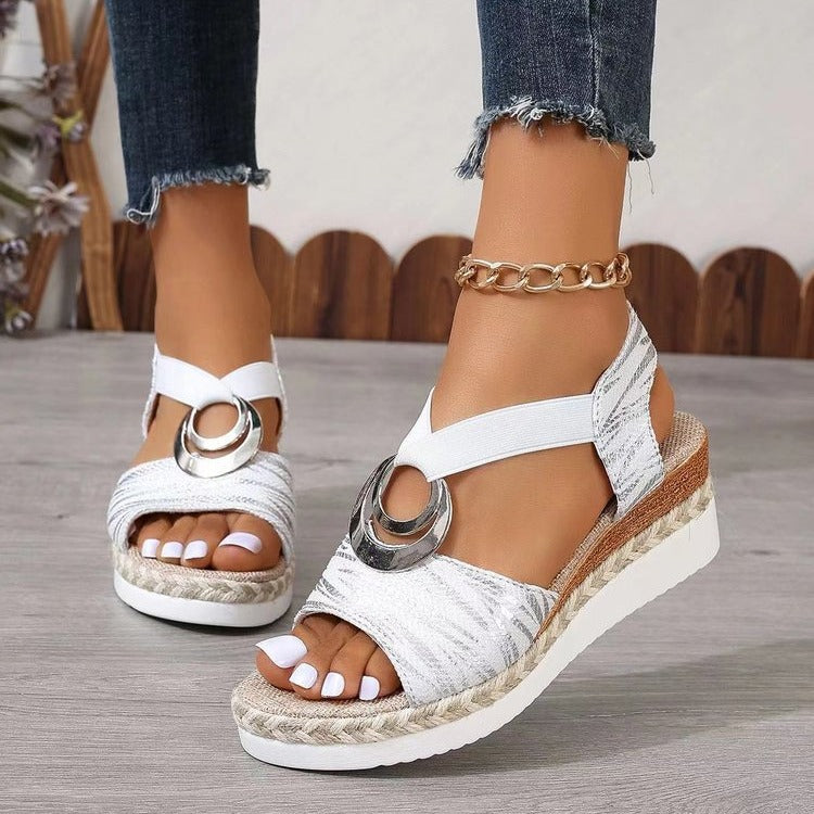 Damen Plateau Sandalen R&B