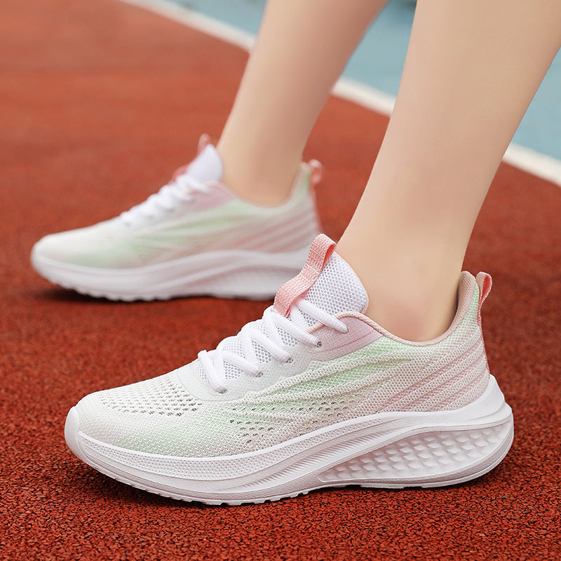 Damen Lauf-Sneaker mit atmungsaktiver Obermaterialstruktur und dämpfendem Fußbett