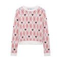 Damen Kuscheliger Pullover mit Herzdesign R&B