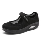 Damen Sportliche Slip-On Sneakers mit verstellbarem Klettverschluss R&B