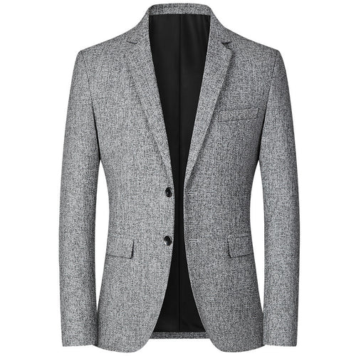 Herren moderner und eleganter Blazer aus Strukturstoff R&B