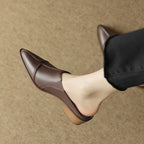 Damen Modische Slipper mit elegantem Nagel-Design und komfortablem Absatz