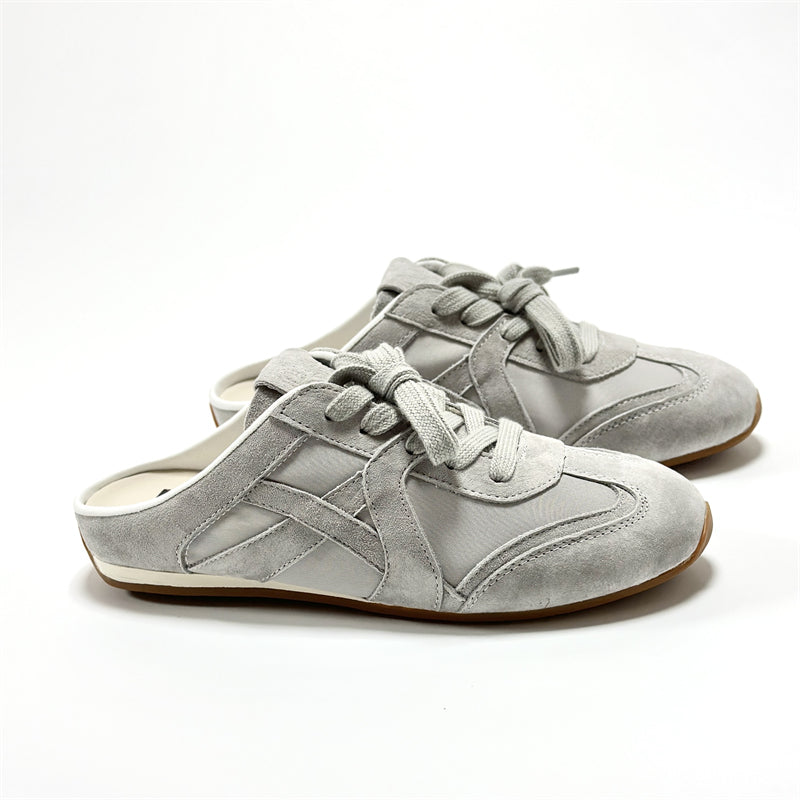 Damen Slipper im sportlich-eleganten Design mit atmungsaktiver Bandage R&B