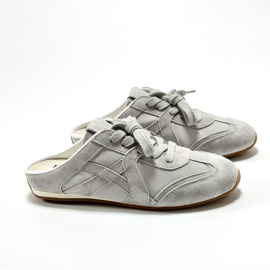 Damen Slipper im sportlich-eleganten Design mit atmungsaktiver Bandage R&B