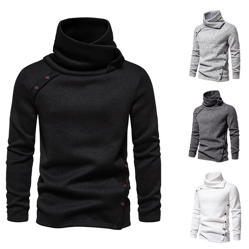 Herren modischer Rollkragenpullover mit einzigartigem Design