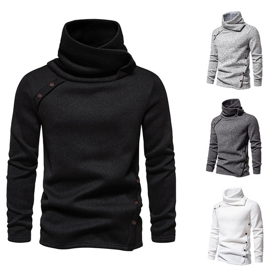 Herren modischer Rollkragenpullover mit einzigartigem Design R&B
