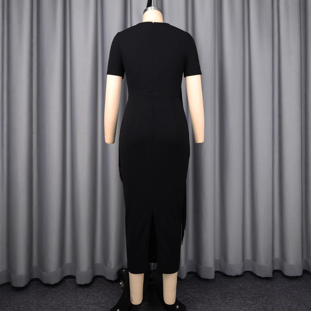 Damen Kleid mit Fransen-Detail R&B