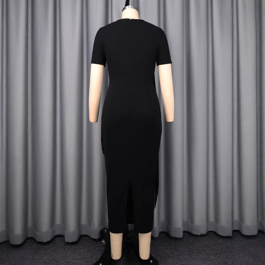 Damen Kleid mit Fransen-Detail R&B