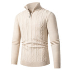 Herren eleganter Rollkragenpullover mit Strukturdesign R&B
