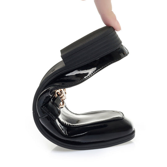 Damen Elegante Mules mit modischem Kettendetail R&B