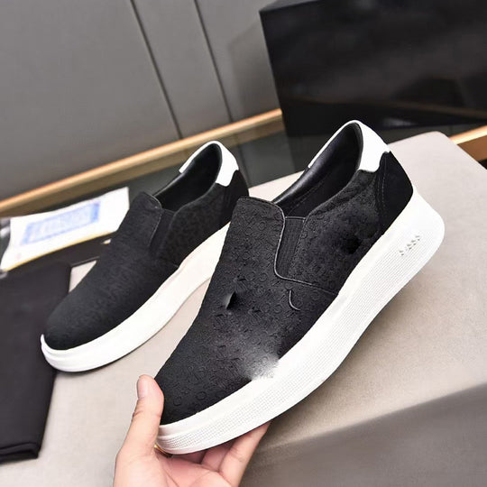 Damen Atmungsaktive Slip-On Sneakers mit elastischem Einstieg und strukturiertem Obermaterial R&B