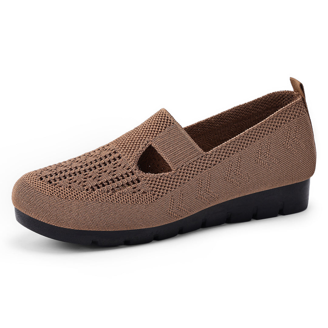 Damen Atmungsaktive und bequeme Freizeitschuhe mit elastischem Einsatz R&B