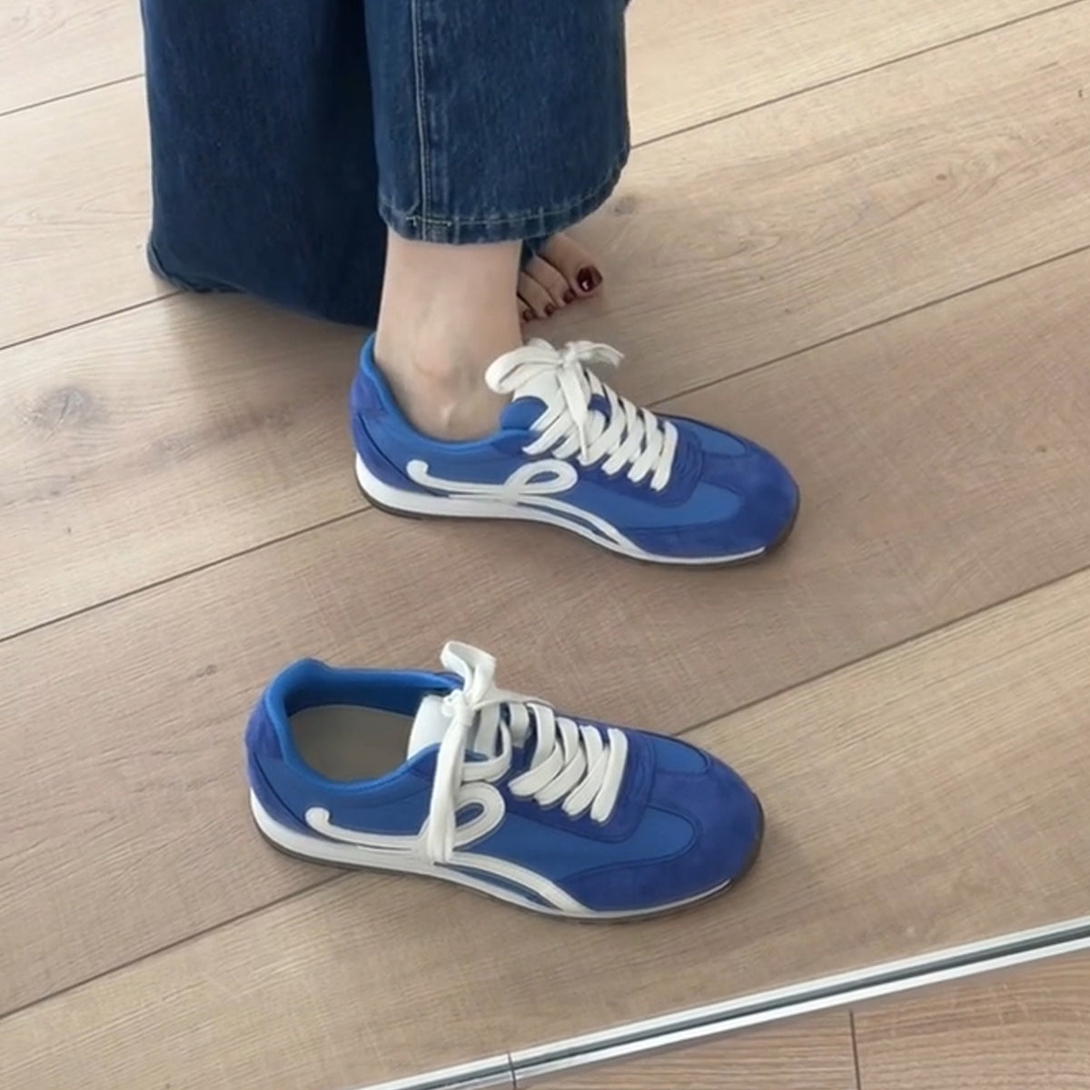 Damen sportliche Sneakers mit innovativem Design und hervorragender Dämpfung R&B