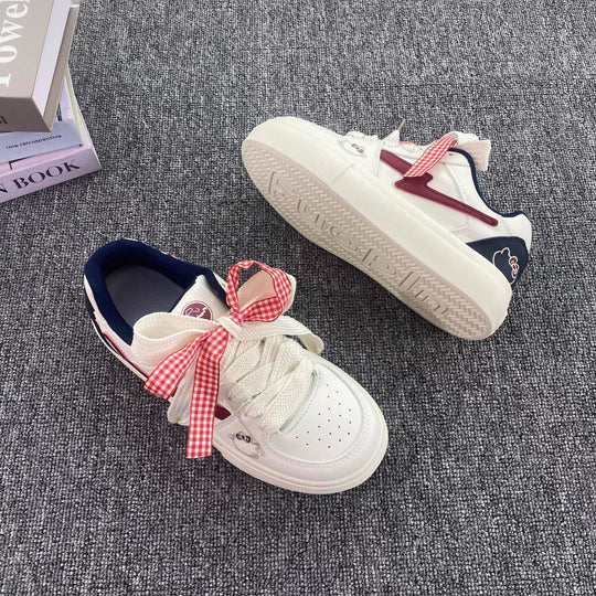 Damen Sneakers mit süßem Tierdesign und flauschigen Details R&B