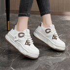 Damen Sportliche Chunky Sneakers mit ergonomischer Dämpfung und atmungsaktiver Obermaterialstruktur R&B