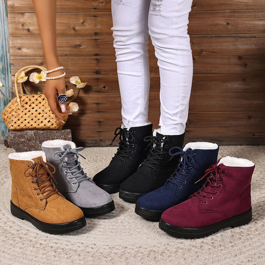 Damen Warm Gefütterte Winterstiefel R&B