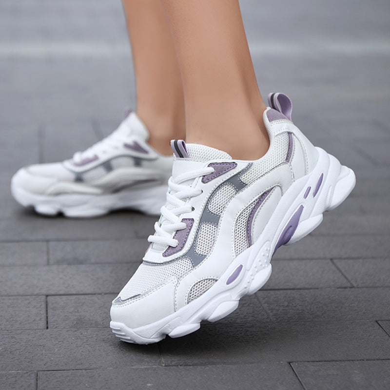 Damen sportive Komfort-Sneaker mit atmungsaktivem Obermaterial und dämpfender Sohle R&B