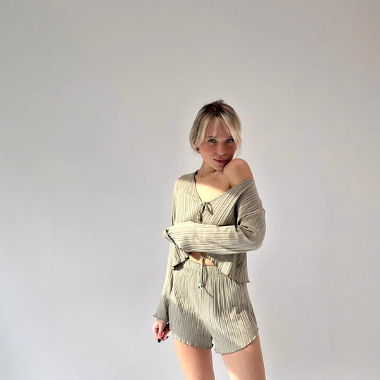 Damen trendige Oversized Bluse R&B