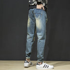 Herren Ripped Slim Fit Jeans im lässigen Streetstyle R&B