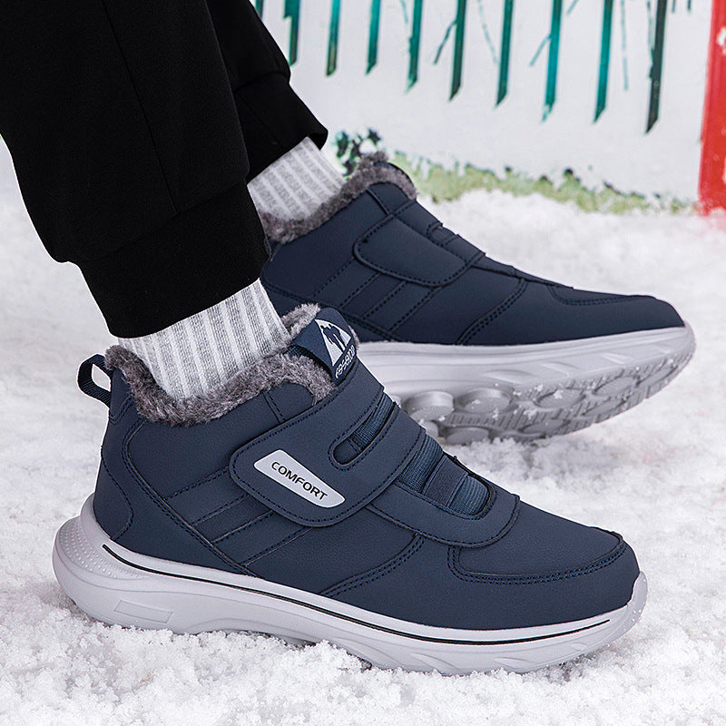 Damen Gefütterte Winter-Sneaker mit praktischen Klettverschlüssen R&B