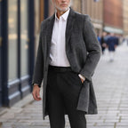 Herren modischer karierten Wollmantel R&B