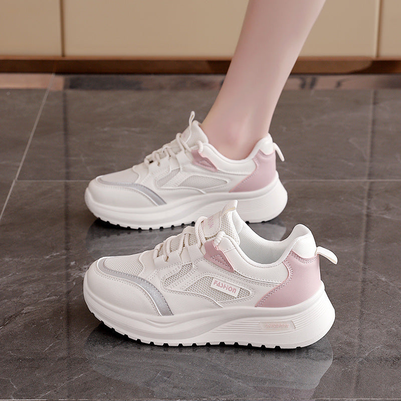 Damen modische Sneakers mit atmungsaktiver Mesh-Oberfläche und gepolsterter Sohle R&B