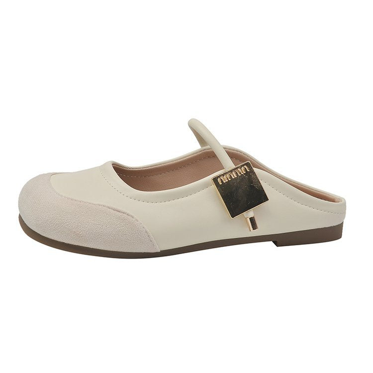 Damen elegante Ballerinas mit modischem Riemchen und komfortabler Innensohle R&B