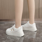 Damen Chunky Sneakers mit rutschfester Laufsohle und gepolstertem Innenfutter R&B