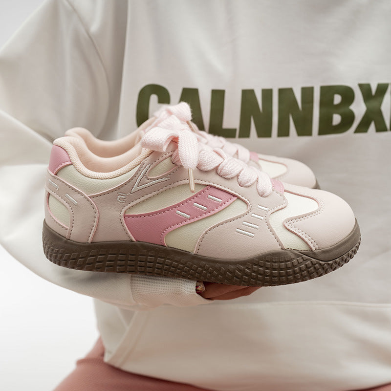 Damen Sneakers mit strukturiertem Obermaterial und rutschfester Sohle