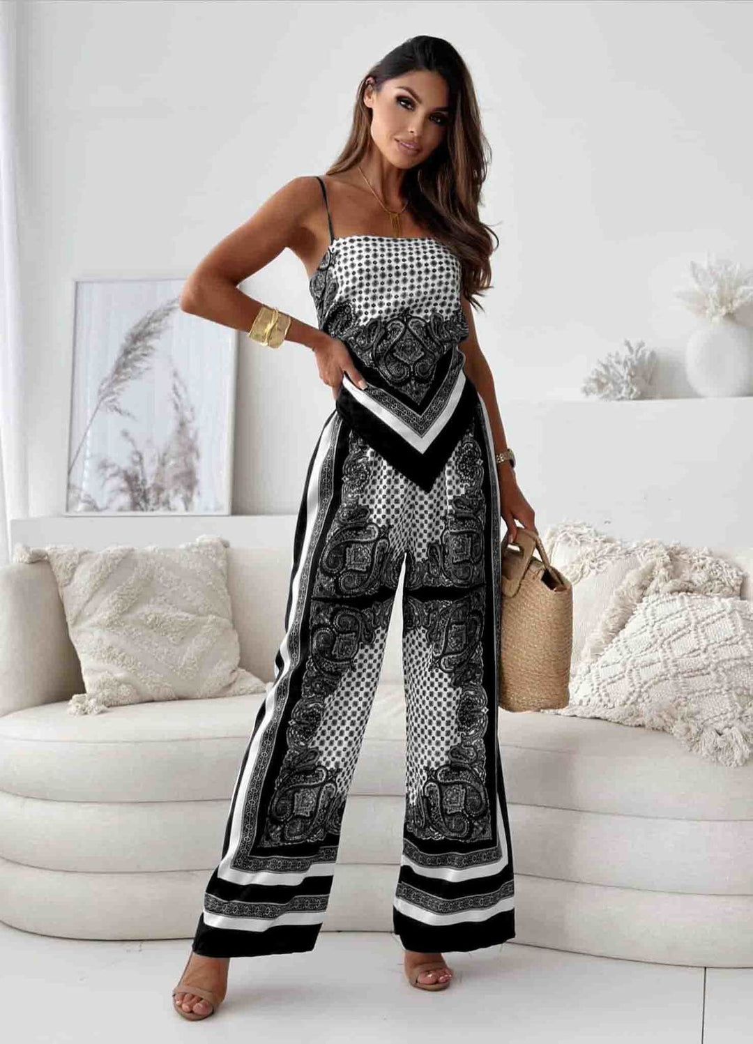 Damen Palazzo Overall R&B