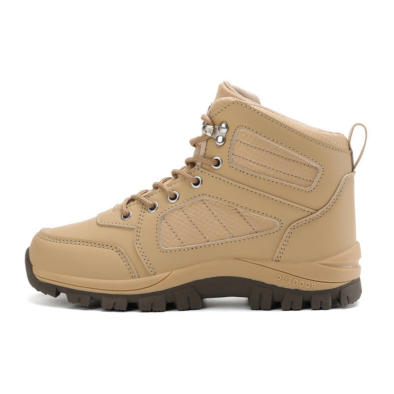 Damen isolierte Outdoor-Wanderschuhe mit rutschfester Sohle