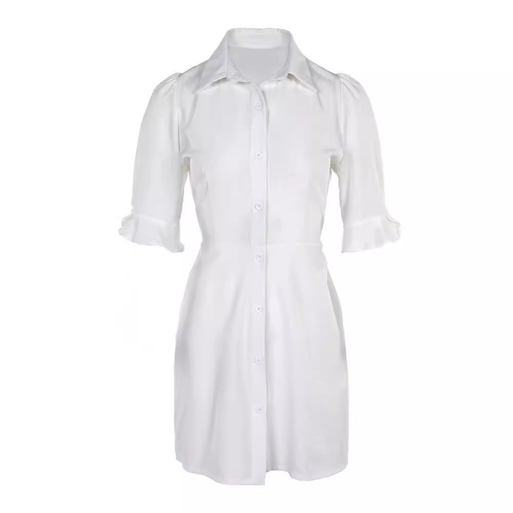 Damen Hemdbluse Kleid R&B