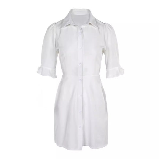 Damen Hemdbluse Kleid R&B