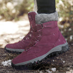 Damen Wasserdichte Winterstiefel mit Fleece-Innenfutter R&B