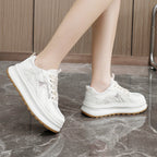 Damen modische Sneakers mit atmungsaktiver Mesh-Oberfläche und dämpfender Sohle R&B