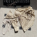 Damen Triangel-Bikini mit Wickelrock R&B