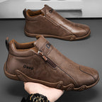 Damen Leichte und modische Stiefel mit Reißverschluss und gepolstertem Innenfutter R&B