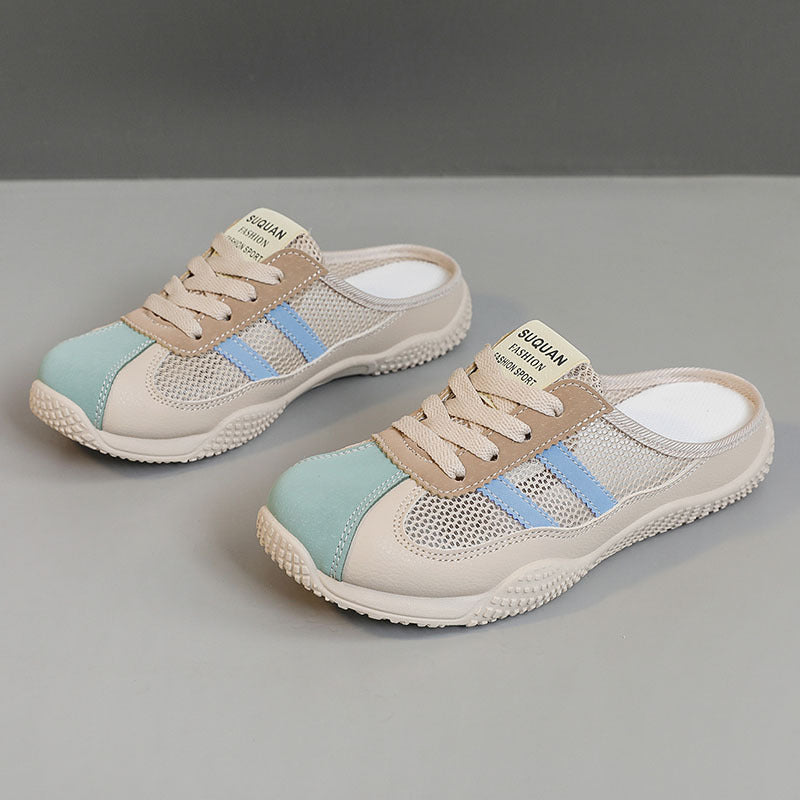 Damen Bequeme Clogs mit atmungsaktivem Obermaterial und griffiger Sohle R&B
