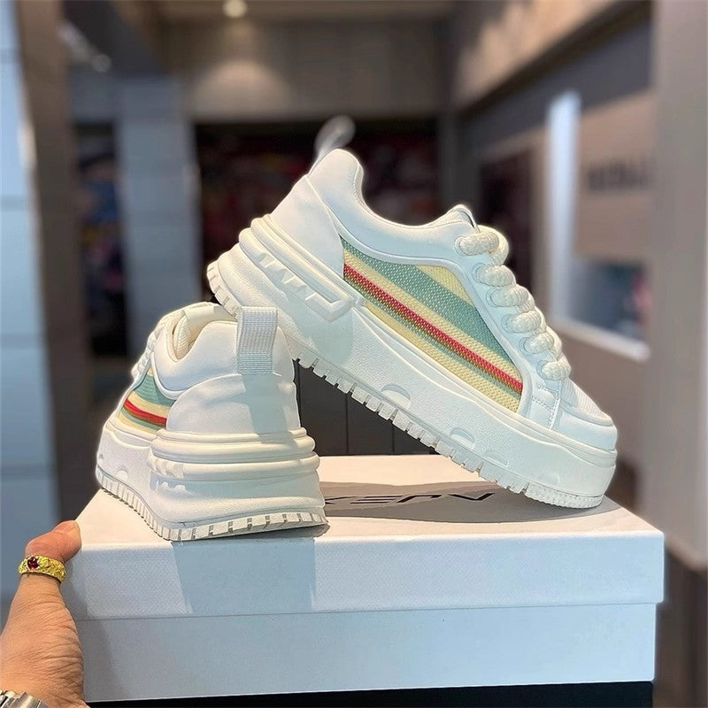 Damen Bequeme Chunky Sneakers mit gepolsterter Sohle und sportlichem Design R&B