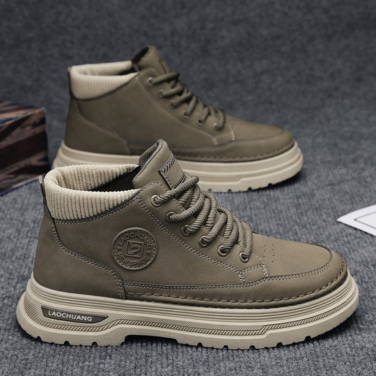 Damen Hohe Sneaker mit gepolsterter Knöchelpartie und rutschfester Sohle R&B