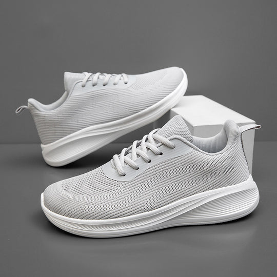 Unisex nan leichter Strick-Laufschuh mit atmungsaktivem Obermaterial und stoßdämpfender Schaumsohle R&B