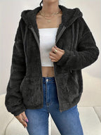 Damen Kuscheljacke mit hoher Wärmeisolation und großzügigen Taschen R&B