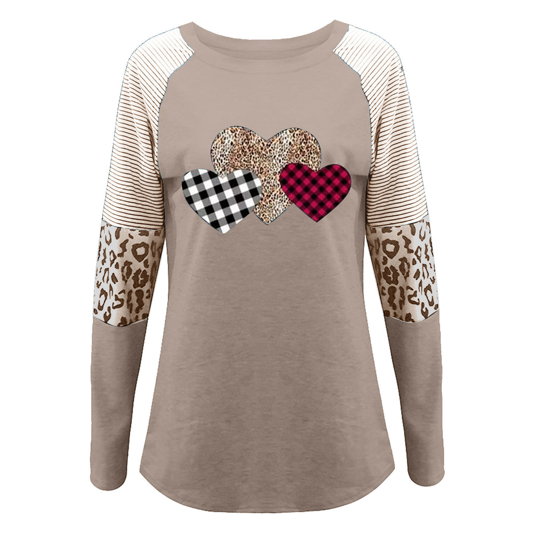 Damen Langarmshirt mit herzigen Motiven und trendigen Mustern R&B