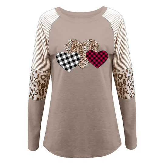 Damen Langarmshirt mit herzigen Motiven und trendigen Mustern R&B
