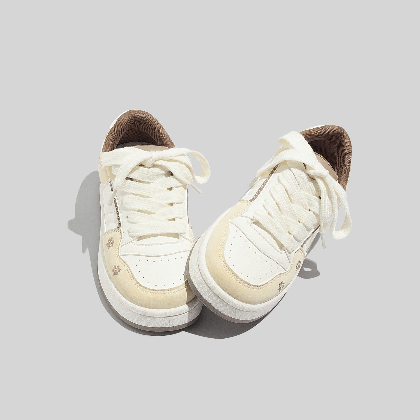 Damen Sneaker mit niedlichen Tierapplikationen und gepolsterter Innensohle