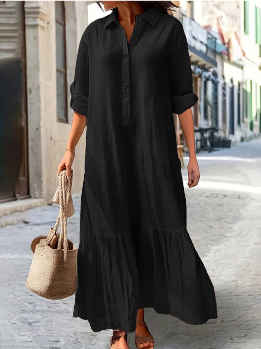 Damen Sommerkleid im lässigen Stil R&B