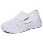 Damen Atmungsaktive Slip-On Sneakers mit Klettverschluss