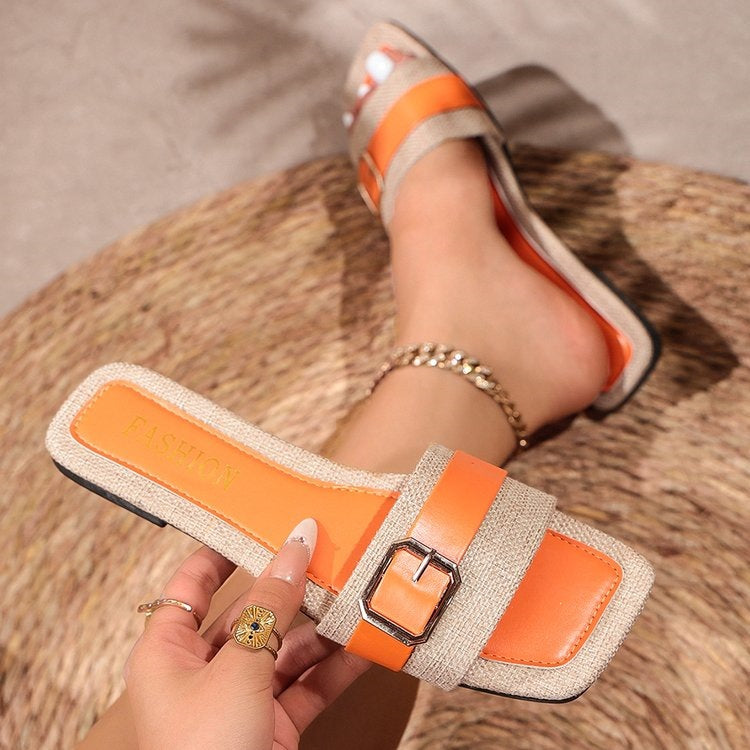 Damen Komfortable und modische Riemenslipper R&B
