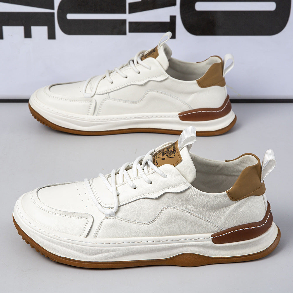 Damen Sportliche Ledersneaker mit komfortabler Sohle R&B